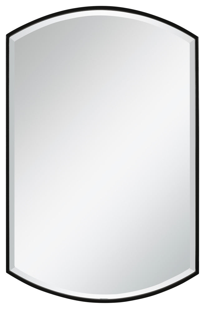 Uttermost Shield Shaped Iron Mirror