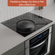Built-in 24" 4 Elements Smooth Surface, Radiant Black Electric Cooktop