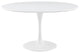 Lippa 54" Round Wood Top Dining Table EEI-1119-WHI