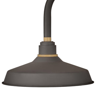 Hinkley Foundry Classic Medium Gooseneck Barn Light, Museum Bronze