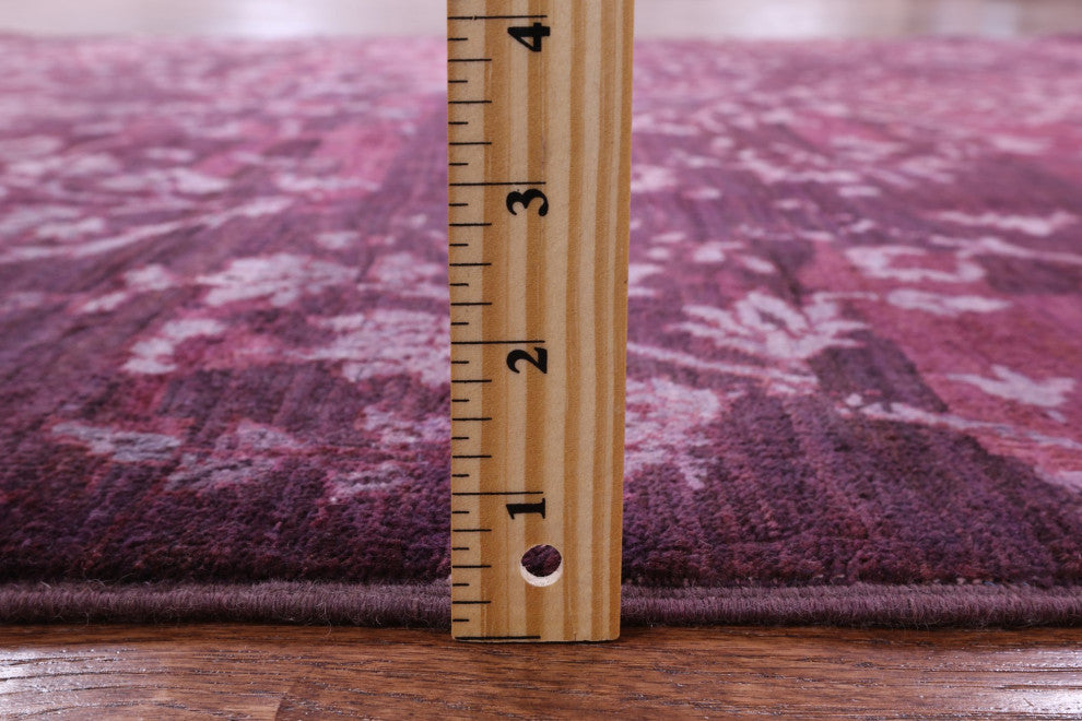 4' 10" X 7' 7" Modern Hand-Knotted Wool & Silk Rug - Q12734