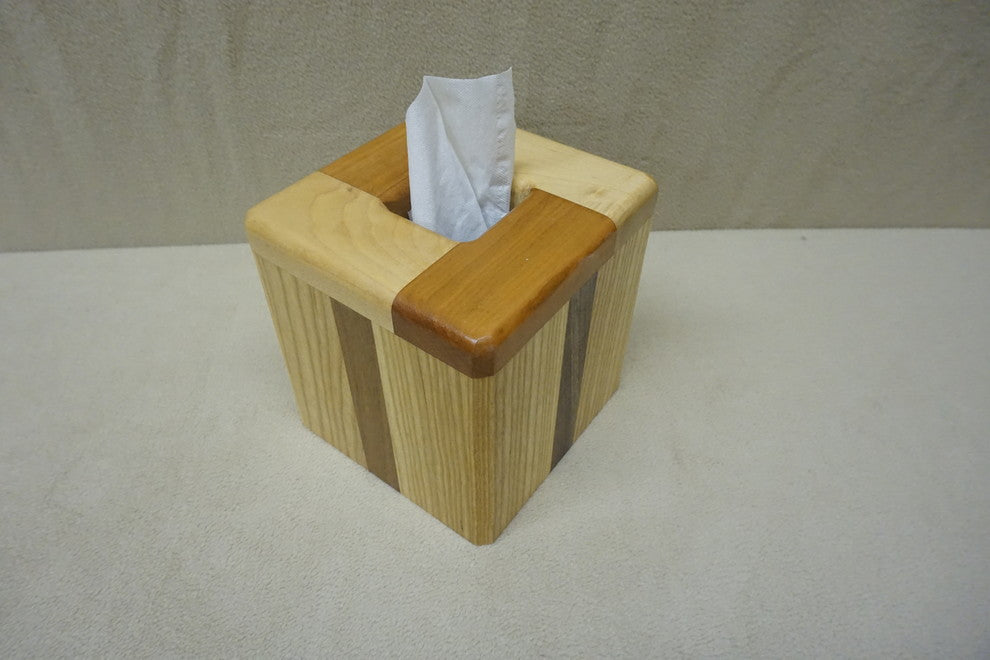 Wood Tissue Box