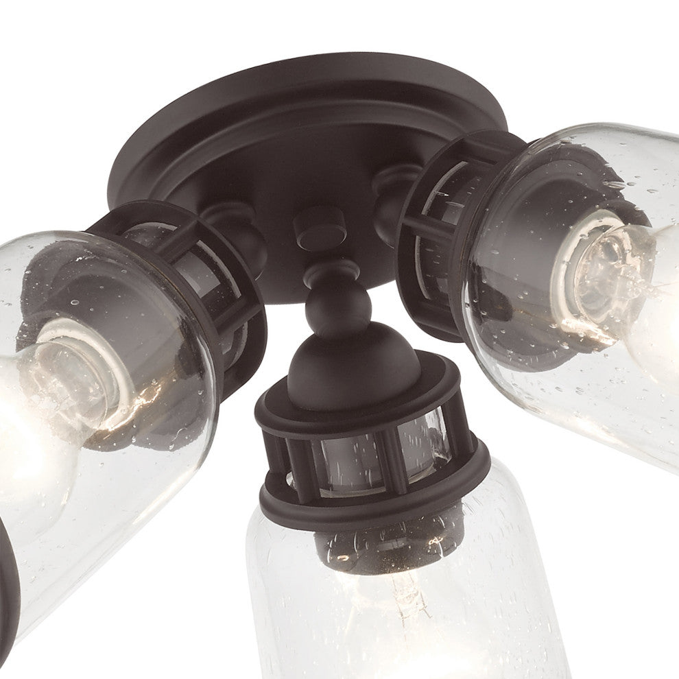 Bronze Industrial, Nostalgic, Transitional, Modern Classic Flush Mount