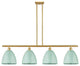 Innovations 516-4I-SG-MBD-9-SF 4 Light Island Light, Satin Gold