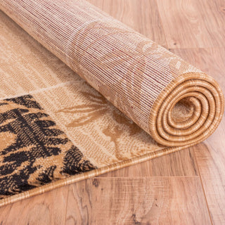 Well Woven Dulcet Damask Area Rug, Ivory, 7'10"x9'10"