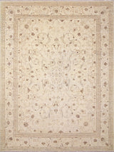 Faded Peshawar Ahmed Ivory/Ivory Rug, 8'11x12'0