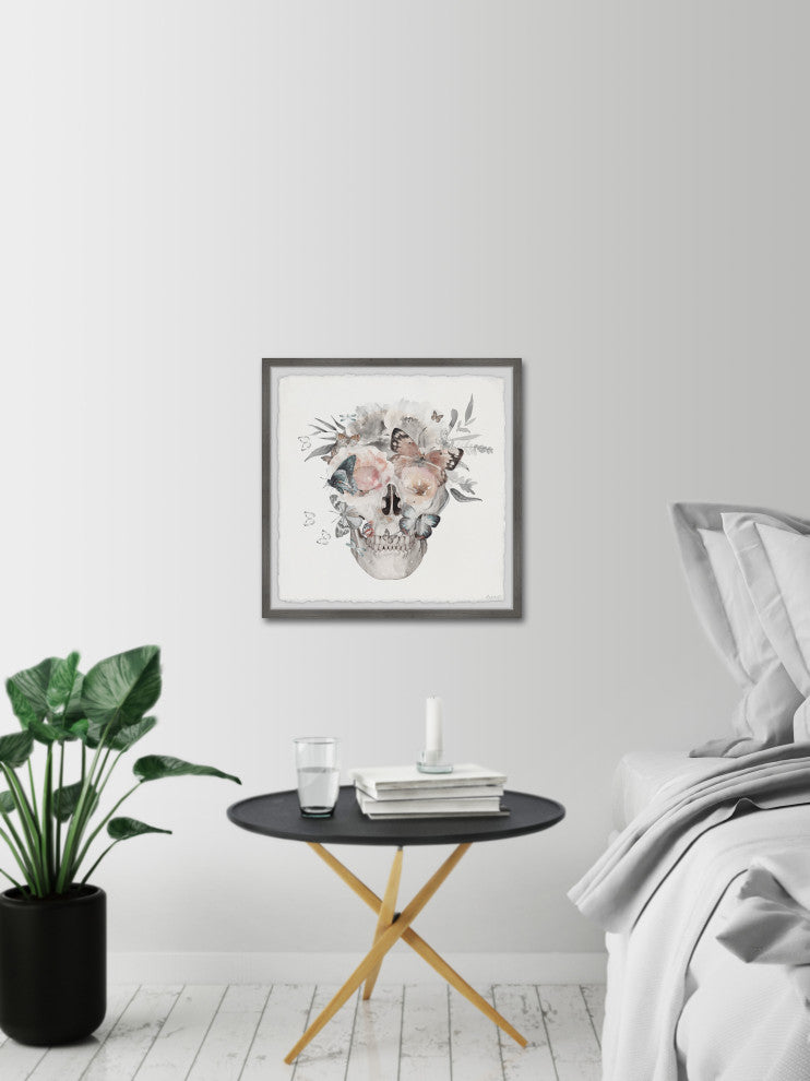"Flowers Grow Out" Framed Painting Print, 18x18