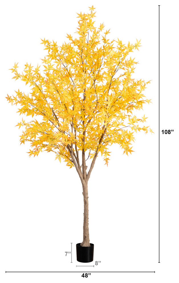 Measurement/instructional diagram showing dimensions of the tree.