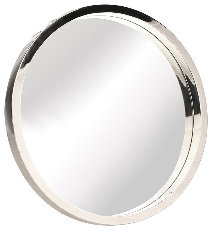 Julia Silver Metal Wall Mirror