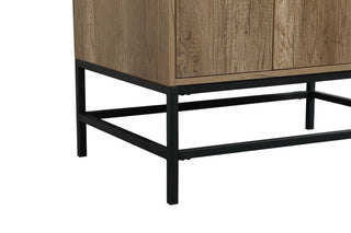 Home Living 22" Modern Natural Oak-Light Bathroom Vanity