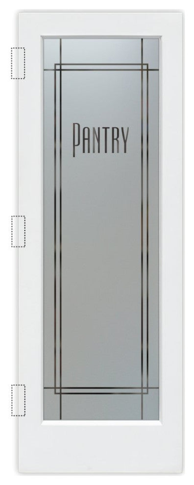 Pantry Door - Ultra Pantry - Primed - 28" x 80" - Book/Slab Door