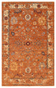 Blue Traditional Geometric Bohemian Serapi Area Rug