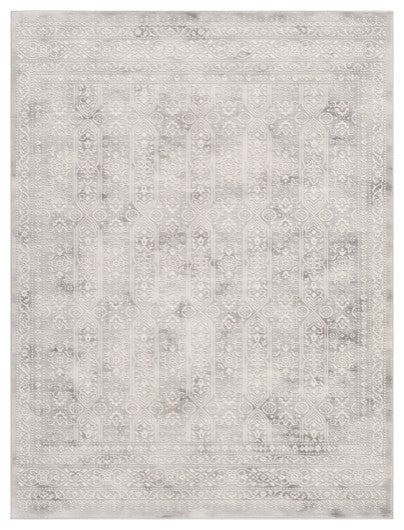Surya Roma ROM-2307 9'x12'3" Rug, White/Light Gray/Medium Gray