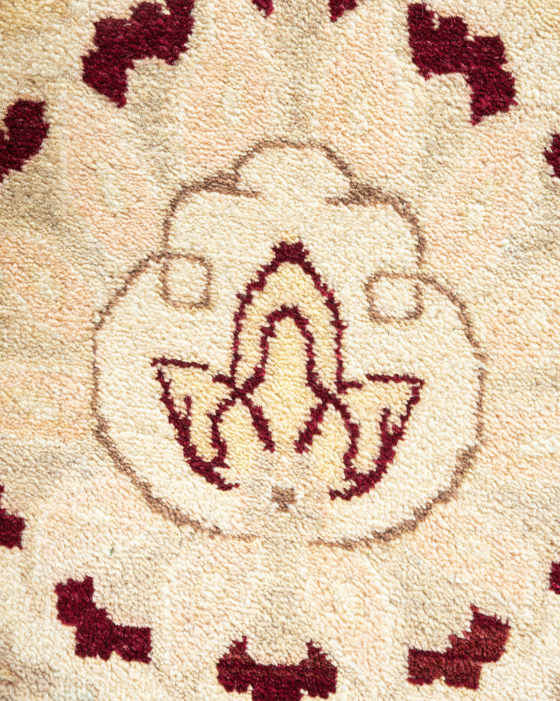 Ximena, One-of-a-Kind Hand-Knotted Area Rug Ivory, 9'2"x12'2"