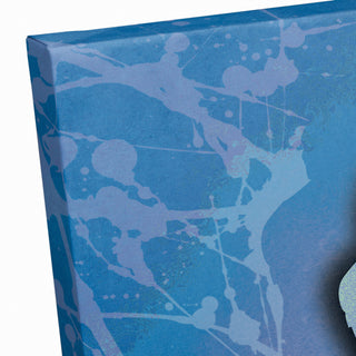 Rock Star Blue 20x16 Canvas Wall Art