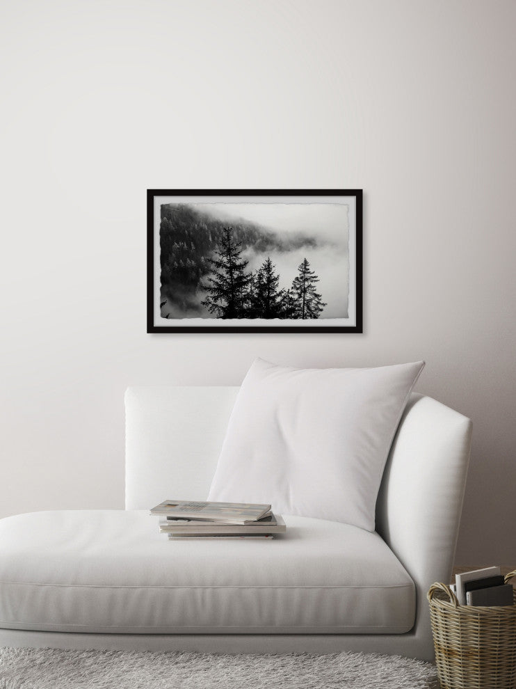 "Cold Frosty Morning" Framed Painting Print, 24x16