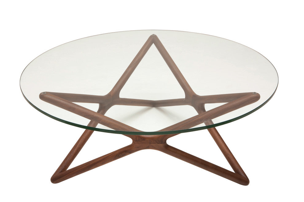 Star Coffee Table, Solid Walnut