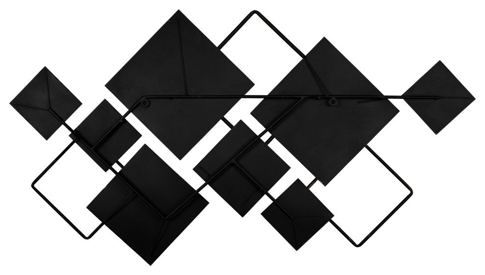 Modern Metallics Square Metal Wall Decor