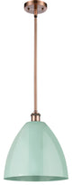 Innovations 516-1S-AC-MBD-12-SF-LED 1 Light Pendant, Antique Copper