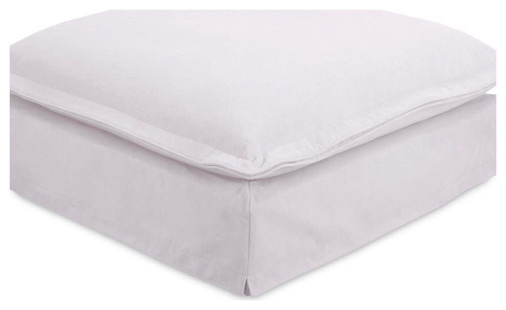 Olivia Ottoman White
