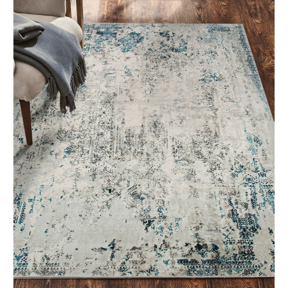Ariella 5'25" X 7'21" Ft Power Loomeded Indoor Rug