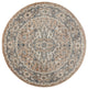 Nourison Quarry 7ï¿½10ï¿½ x Round Beige Grey Farmhouse Indoor Rug