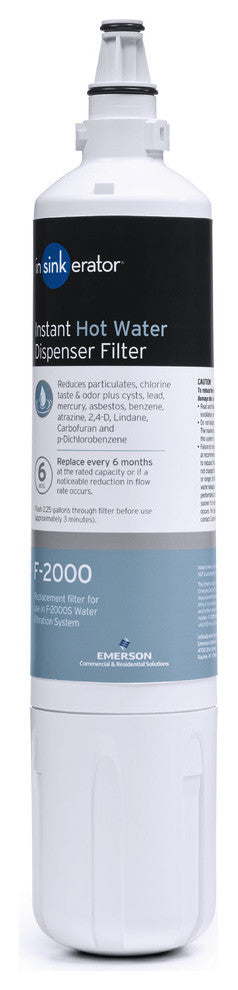 InSinkErator F-2000 Replacement Filter Cartridge Plus, 1-Pack