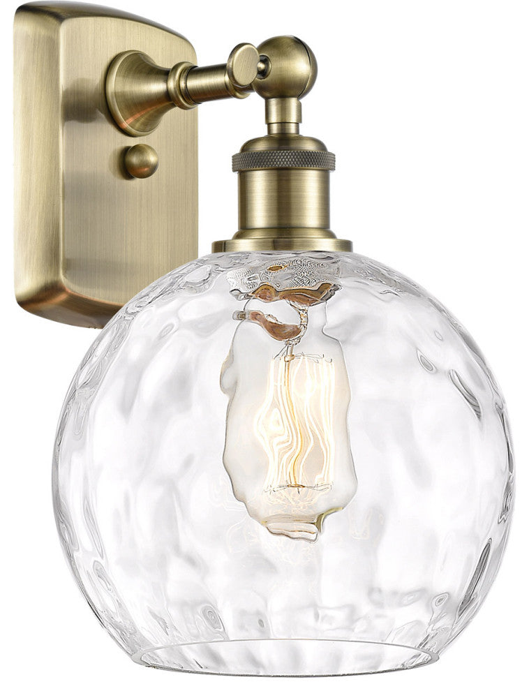 Innovations 516-1W-AB-G1215-8-LED 1-Light Sconce, Antique Brass