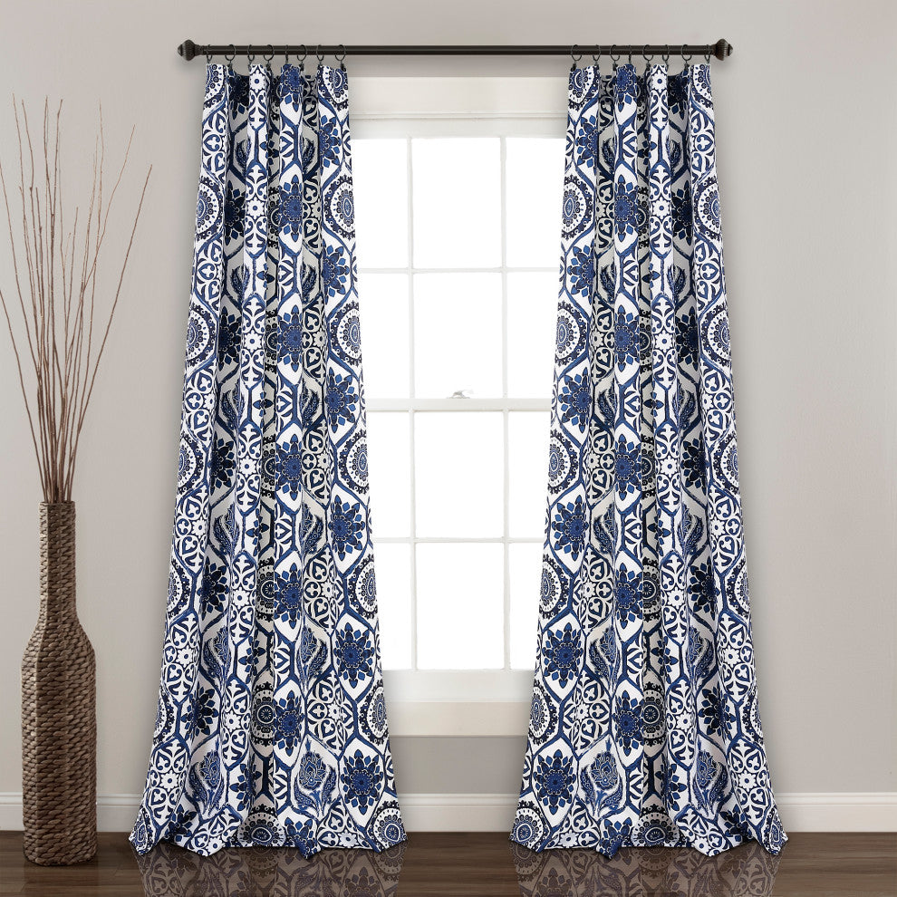 Marvel Room Darkening Window Panel Set, Navy, 95"x52"