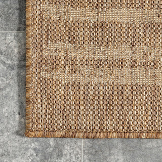 Nuloom Marin Contemporary Indoor/Outdoor Area Rug, Brown 6'7"x9'