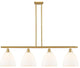 Innovations 516-4I-SG-GBD-91 4 Light Island Light, Satin Gold