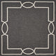 HomeRoots 7' Square UV treated Polypropylene Onyx Area Rug