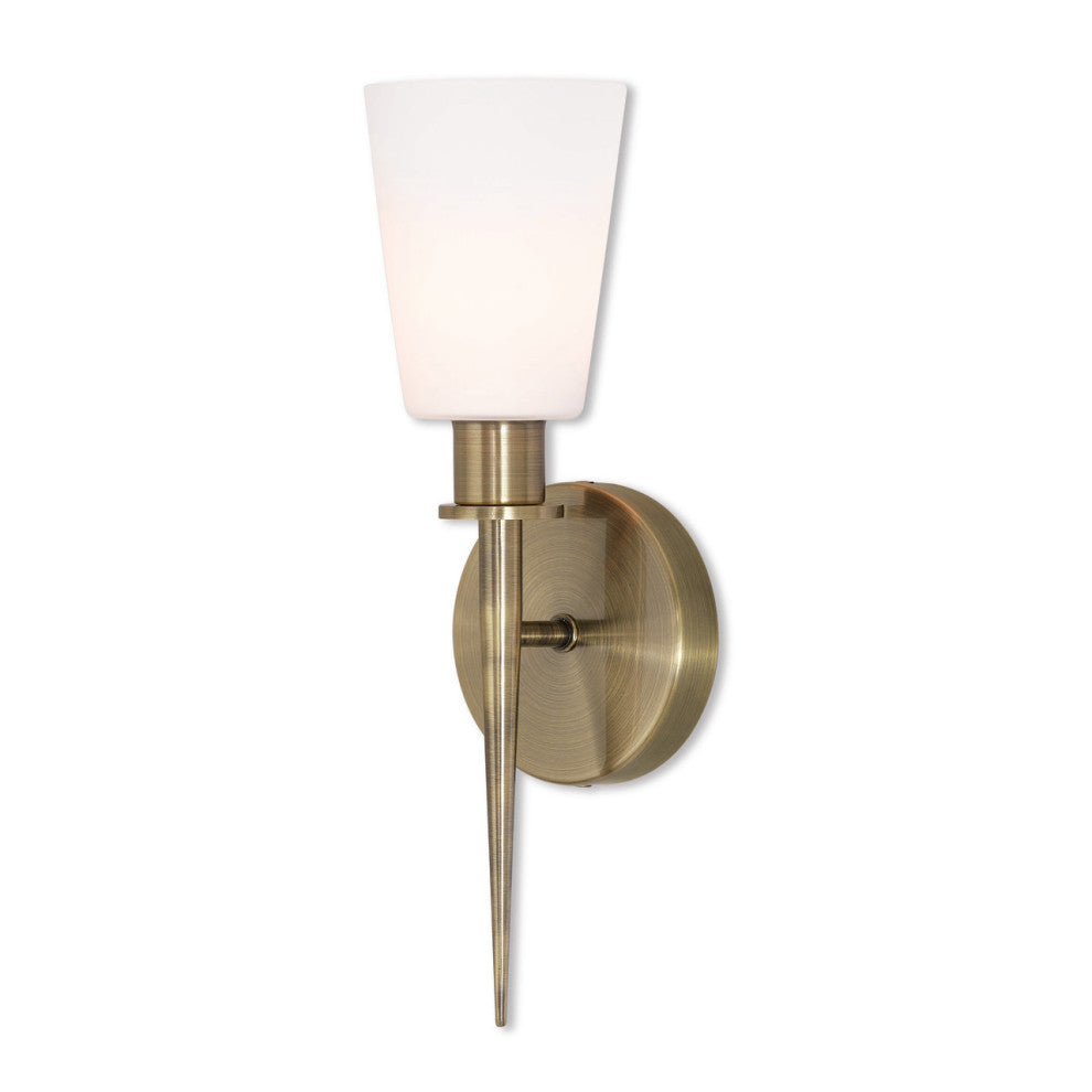 LIVEX LIGHTING 41691-01 1 Light AB ADA Wall Sconce