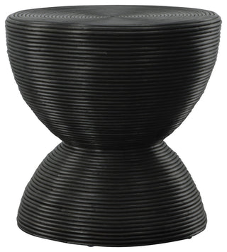 Uttermost 22899 Bongo Black Rattan Side Table