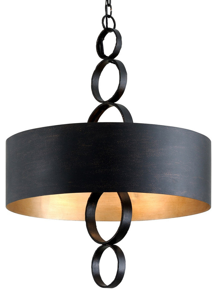 Rivington 6 Light Pendant - Charred Copper Finish