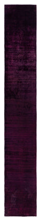 Overdyed One-of-a-Kind Hand-Knotted Area Rug Purple, 2' 5" x 16' 4"