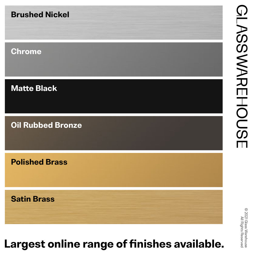 78"x52.5" Frameless Shower Door, Glass Hinge, Polished Chrome