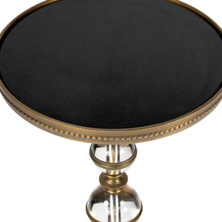 Butler Forella Granite and Acrylic Pedestal End Table
