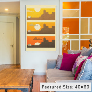 "Rv Sunset" by Jazzberry Blue, 18x12x1.5