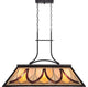 Quoizel  TFAS344VA  Three Light Island Chandelier  Asheville  Valiant Bronze