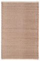 Dash & Albert Herringbone Stone Handwoven Cotton Rug, Natural, 4' x 6'