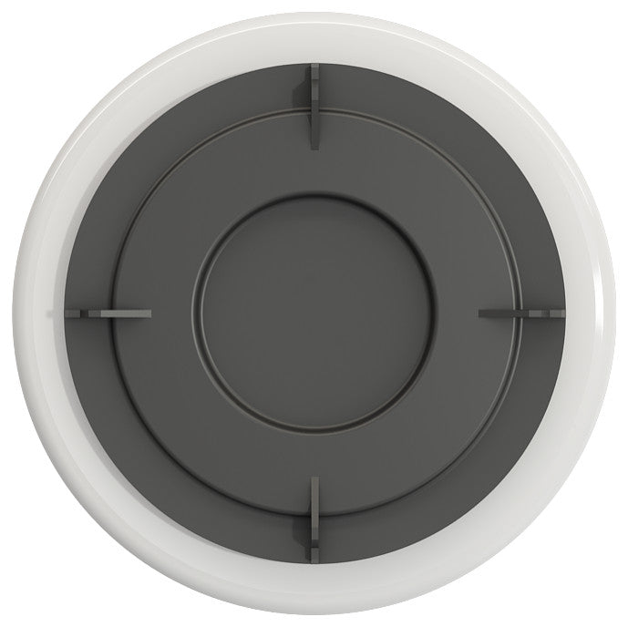 BOCCHI 1220-001 Fireclay Drain Cover for Kitchen Sink Strainers, White