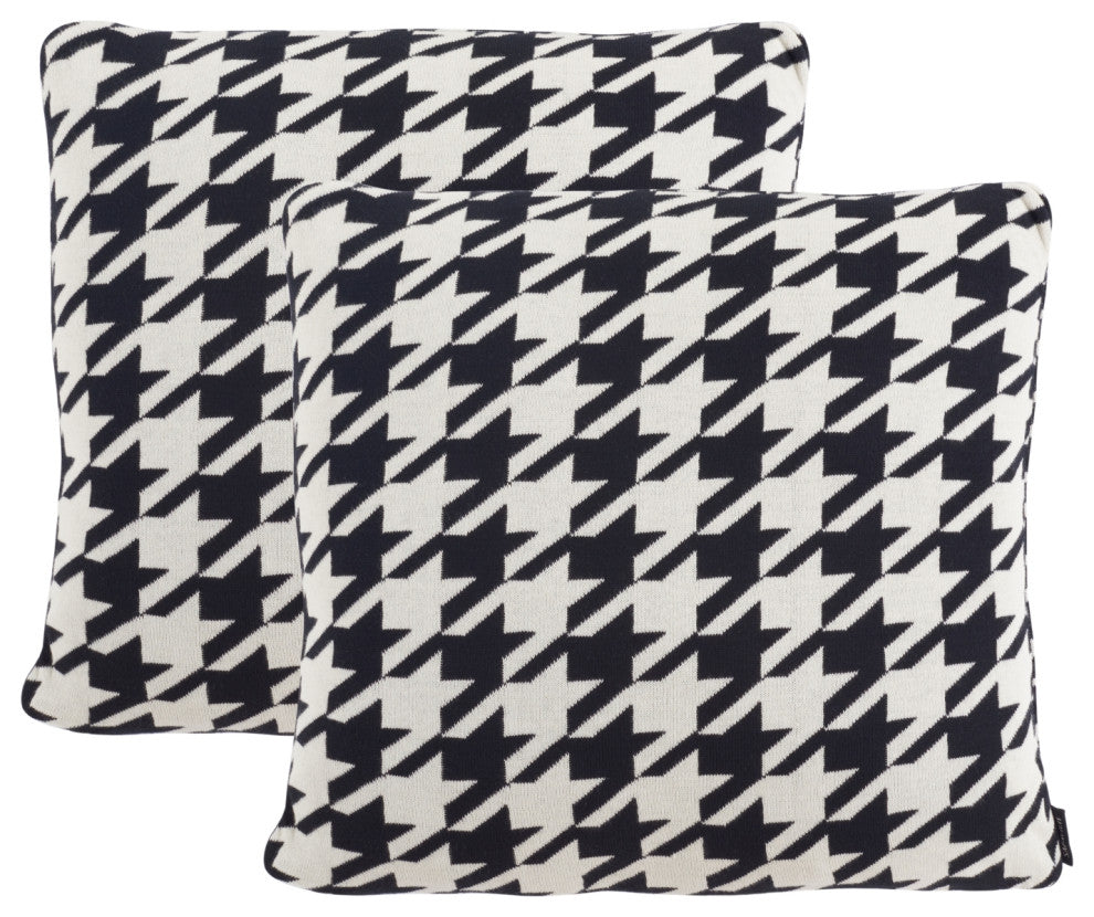 Safavieh Alto Pillow, Black/Ivory