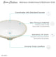 Monaco 18" Oval Under-Mount Bathroom Sink