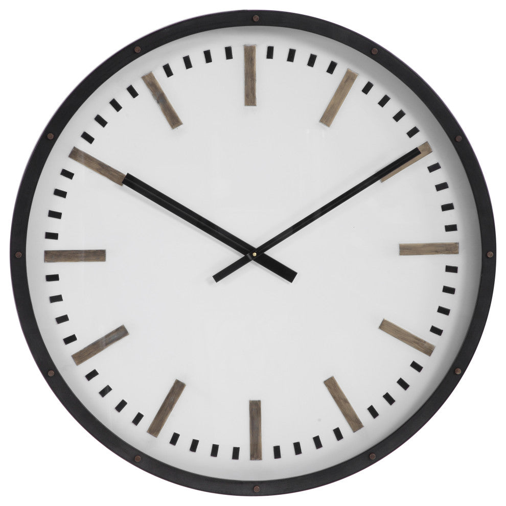 Uttermost Fleming Large Wall Clock