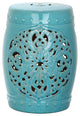 Safavieh Flora Garden Stool, Light Blue