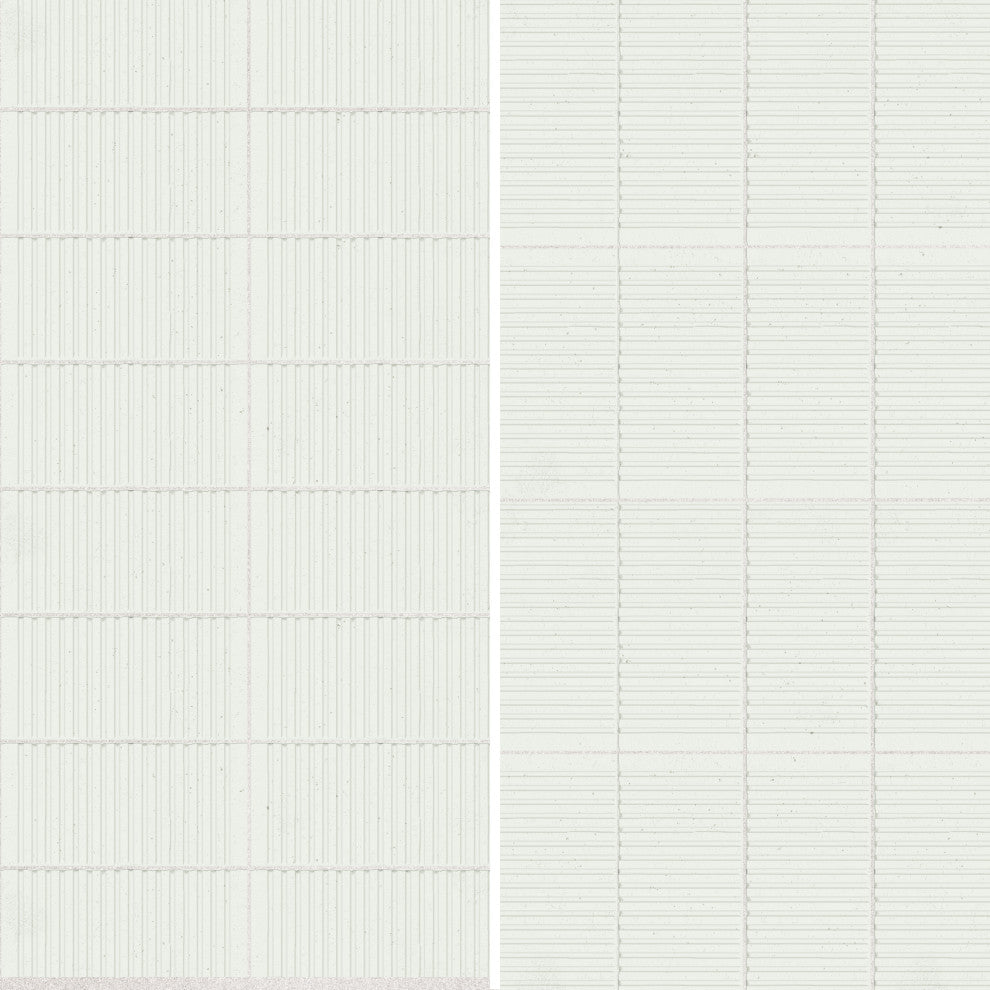 Kings Loft White Fluted Ceramic Wall Tile