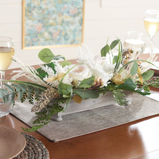 Lifestyle image showing arrangement in a real dining setting.