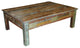 Rectangular Distressed Wooden Coffee Table