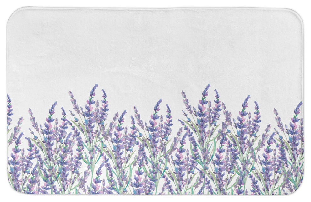 Lavendar Field 34x21 Bath Mat